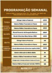 NOVA PROGRAMAÇÃO SEMANAL